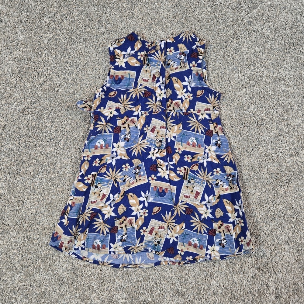 Vintage The Disney Store Hawaiian Mickey Dress Baby Girls 12/18 Months Vacation - Picture 8 of 8
